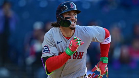 Jarren Duran homers late, Connor Wong drives in three as Red Sox bury Guardians taken at BSJ Headquarters. Photo by  David Dermer-Imagn Images